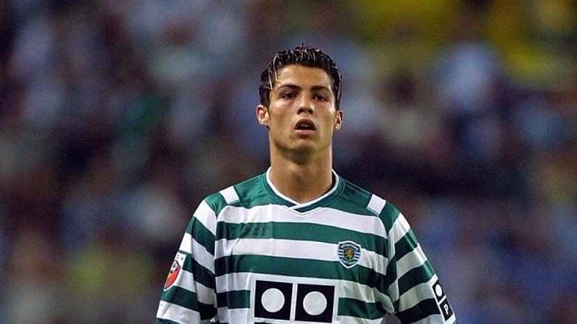 ronaldo v drezu sportingu